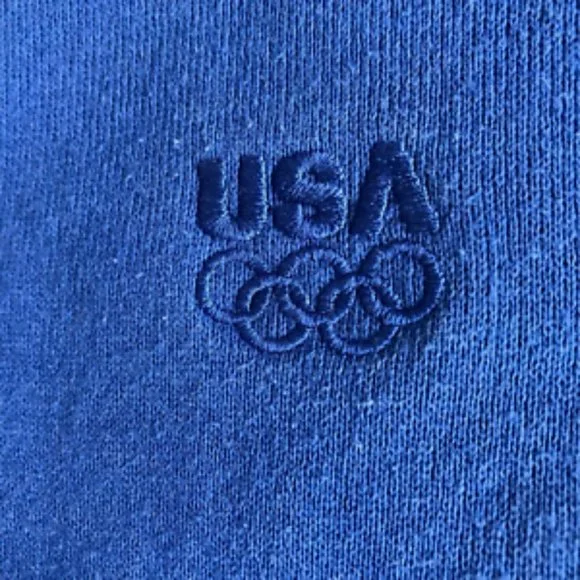 Vintage 90's USA Olympics Short Sleeve Sweatshirt Large Crewneck Logo JC Penney - Picture 2 of 12